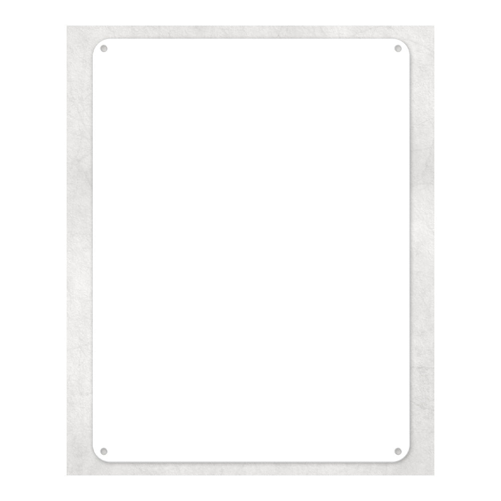 Sublimation White Gloss Metal Sheet - 20.5cm x 15.3cm A5