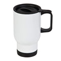 Sublimation 14oz Stainless Steel Travel Mug - White