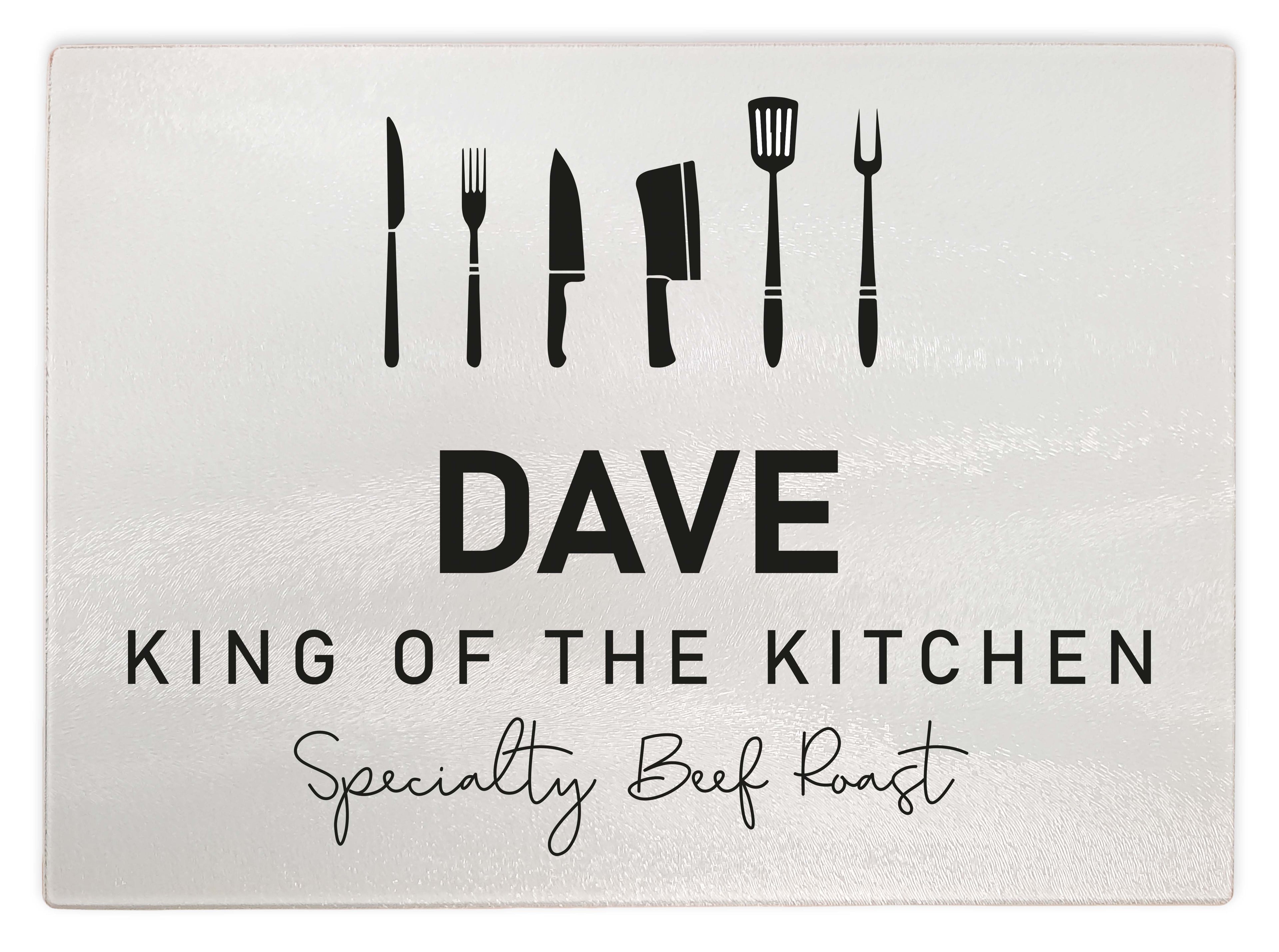 Sublimation Textured Glass Cutting Board - 38cm x 28cm